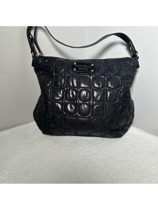 kate spade Handbags - Vintage Kate Spade Black Quilted Shoulder Bag